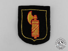 A Mint Waffen-Ss Italian Foreign Volunteer Sleeve Shield