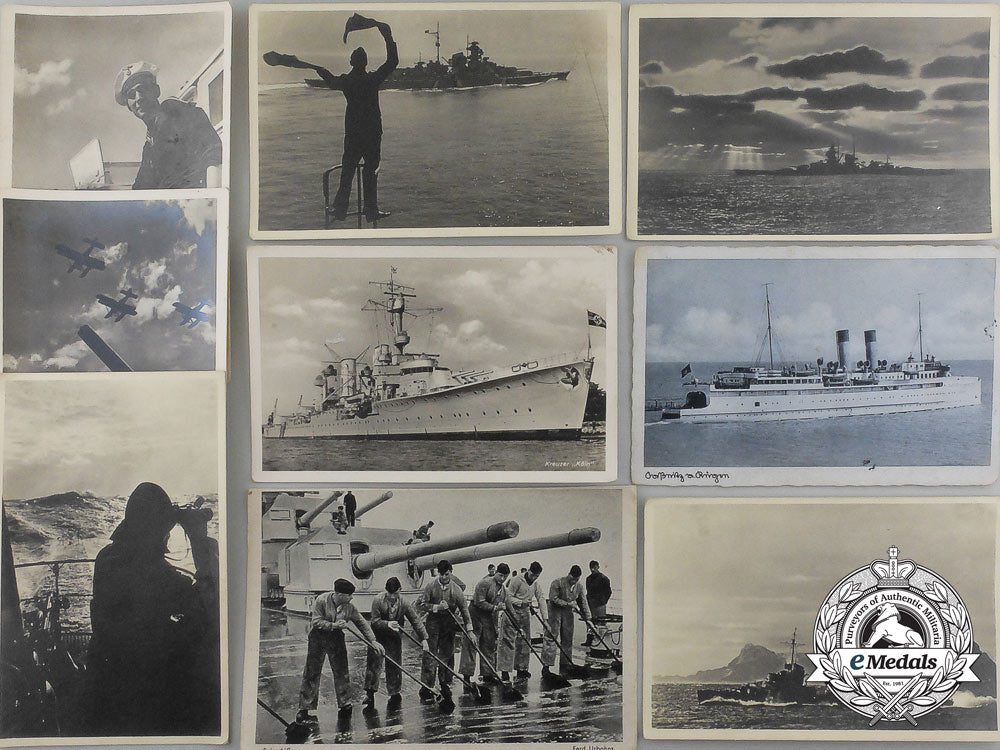 nine_wartime_kriegsmarine_postcards_aa_1224