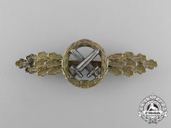 A Gold Grade Luftwaffe Front Flying Clasp To Air To Ground Support By G. H Osang