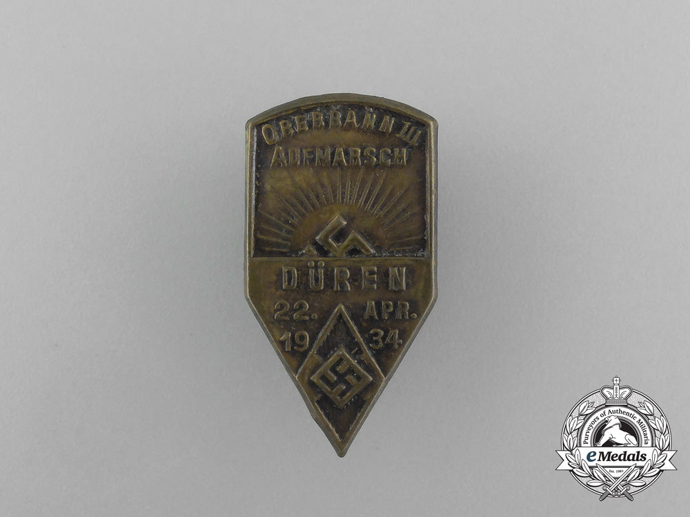 a1934_hj_oberbann_düren_rally_badge_aa_1474