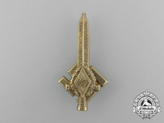 a_third_reich_period_hj_landau_oberbann_v/13_event_badge_aa_1478