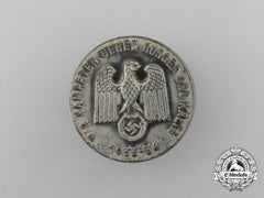 A 1933/34 WHW (Winter Relief Of The German People) Donation Badge