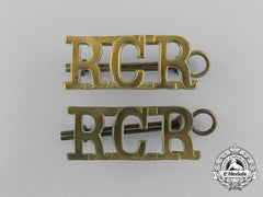 Twelve Boer War Royal Canadian Regiment (Rcr) Uniform Insignia