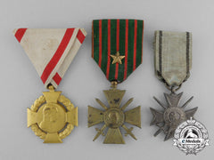 Three European Medals & Awards