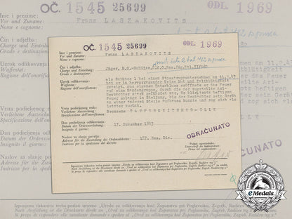 a_croatian/_german/_italian_award_document_to_machine_gunner_franz_laszakovits_aa_1700