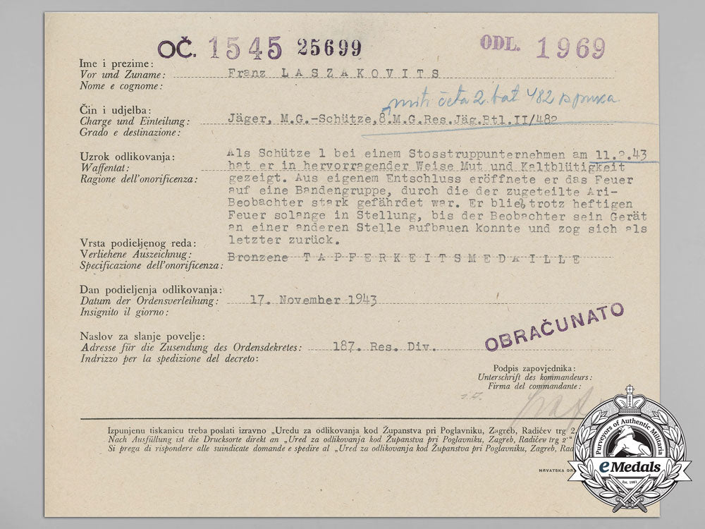 a_croatian/_german/_italian_award_document_to_machine_gunner_franz_laszakovits_aa_1701