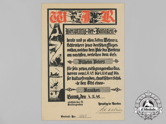 a_luftwaffe_honour_document_from_banak_airfield,_occupied_norway_aa_1760