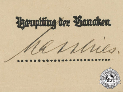 a_luftwaffe_honour_document_from_banak_airfield,_occupied_norway_aa_1761