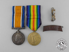 A First War Pair To Private Cramb; 3Rd Infantry Battalion