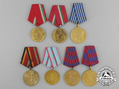 Seven Socialist European Medals & Awards