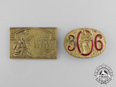 Two Hungarian First War Period Badges
