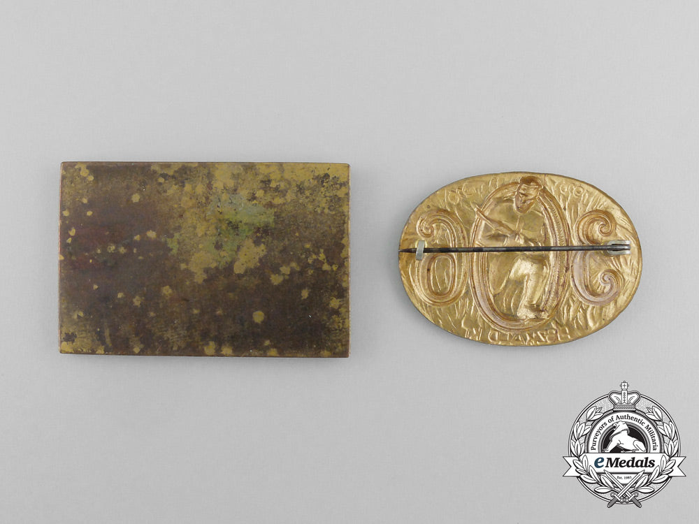 two_hungarian_first_war_period_badges_aa_1964