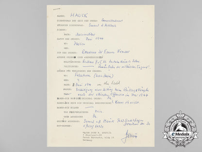 a_mint_german_cross_in_silver_by_deschler;_with_signed_fact_sheet_of_recipient_general_haulk_aa_1976