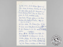 A Mint German Cross In Silver By Deschler; With Signed Fact Sheet Of Recipient General Haulk
