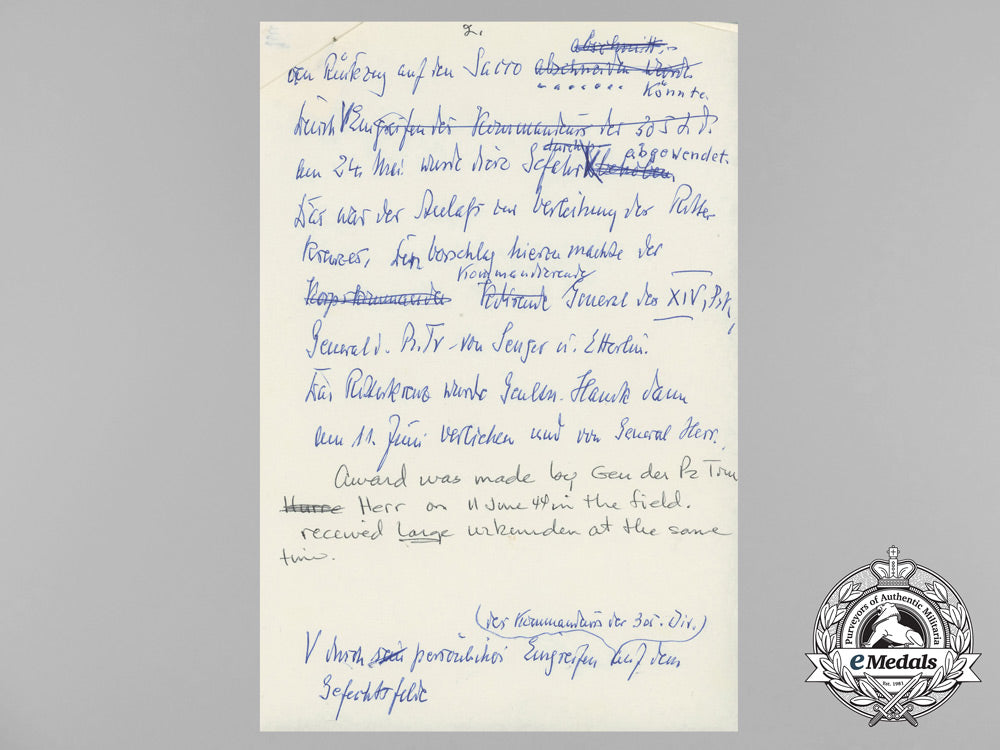 a_mint_german_cross_in_silver_by_deschler;_with_signed_fact_sheet_of_recipient_general_haulk_aa_1978