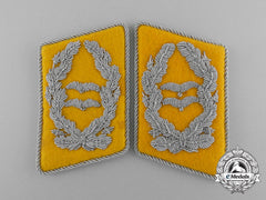 Germany, Luftwaffe. A Mint And Unissued Set Of Flight/Paratrooper Oberstleutnant Rank Collar Tabs