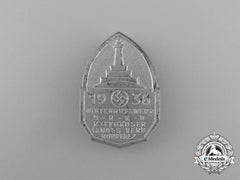 A 1936 Whw (Winter Relief Of The German People) Of The Kyffhäuser Legion Badge