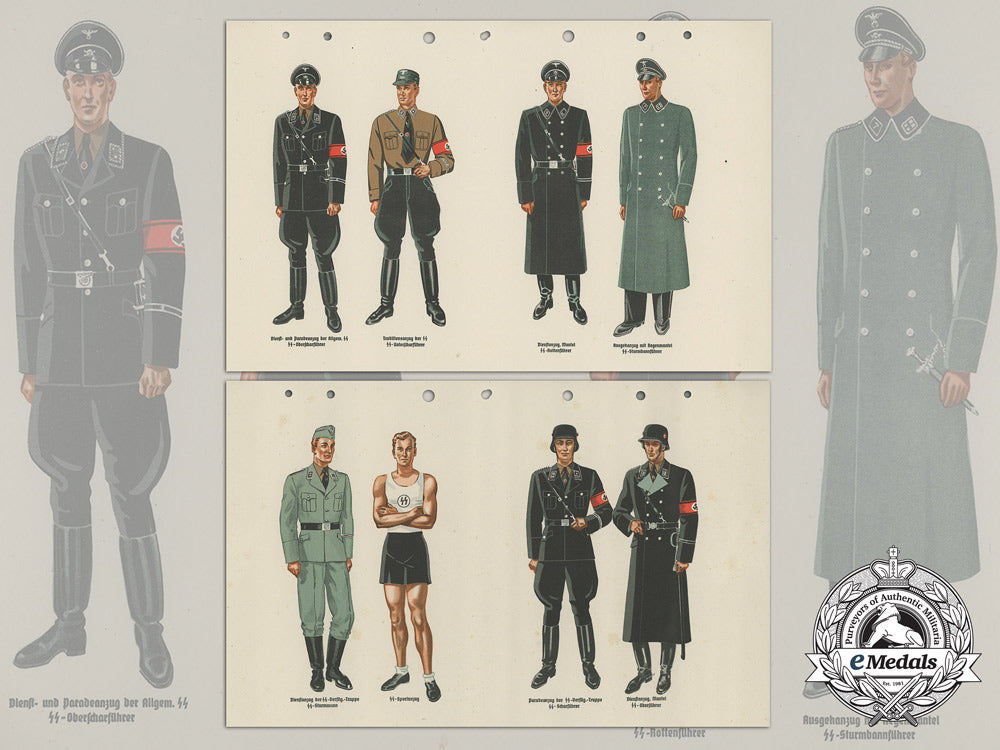 two_page_wartime_reference_for_ss_uniforms_aa_2199