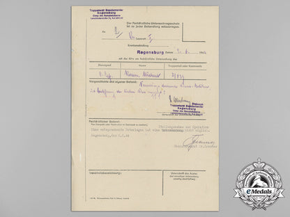 a_group_of_medical_records_for_hospitalized_soldier;829_th_home_guard_battalion_aa_2264