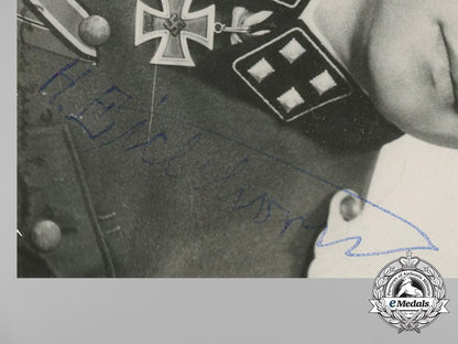 a_post_war_signed_photo_of_ss-_obersturmbannführer_hugo_eichhorn;_knight’s_cross_recipient_aa_2314