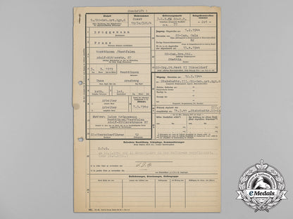 a_waffen-_ss_summary_report_to_a_member_of_the9_th_ss_mountain_artillery_regiment_aa_2348