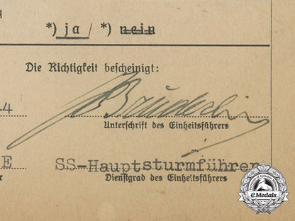 a_waffen-_ss_summary_report_to_a_member_of_the9_th_ss_mountain_artillery_regiment_aa_2350