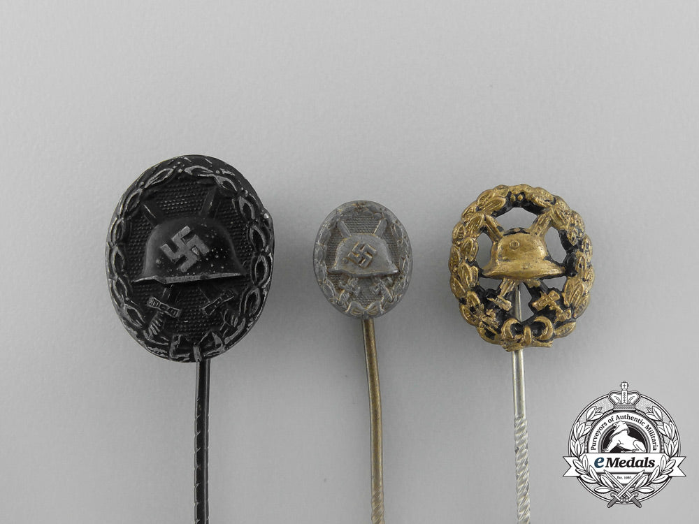 germany,_heer._three_miniature_first&_second_war_german_wound_badge_stick_pins_aa_2502