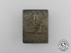 A 1935/36 Duisburg Whw (Winter Relief Of The German People) Donation Badge