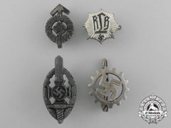 A Grouping Of Four Third Reich Period Badges