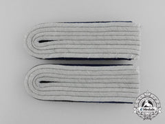Germany, Ss. A Pair Of Medical Personnel Untersturmführer Rank Shoulder Boards