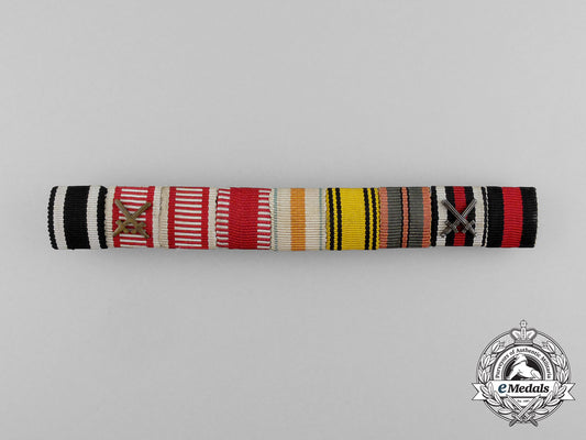 a_first&_second_war_austrian_medal_ribbon_bar_with_nine_awards_aa_2587