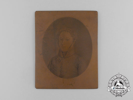austria,_empire._an_officer_portrait_printing_plate_aa_2669_1