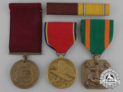 Three American Navy & Naval Reserve Awards