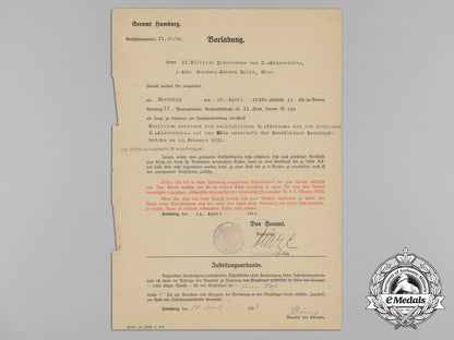 a_document_grouping_to_u-136_commander_heinrich_zimmermann;_kia1942_aa_3013