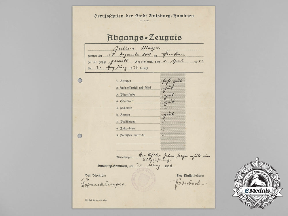 a_large_lot_of_documents_to_julius_maier;_award&_family_documents,&_post-_war_employment_references_aa_3082_1