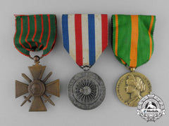 Three French Medals And Awards