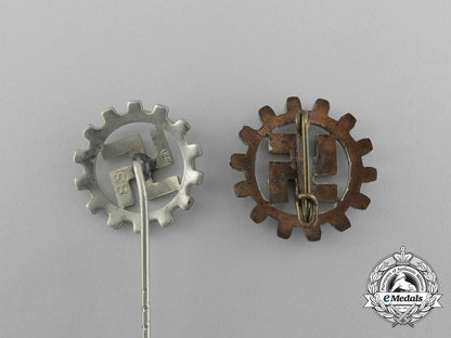 a_grouping_of_two_daf(_german_labour_front)_membership_badges_and_stick_pins_aa_3129