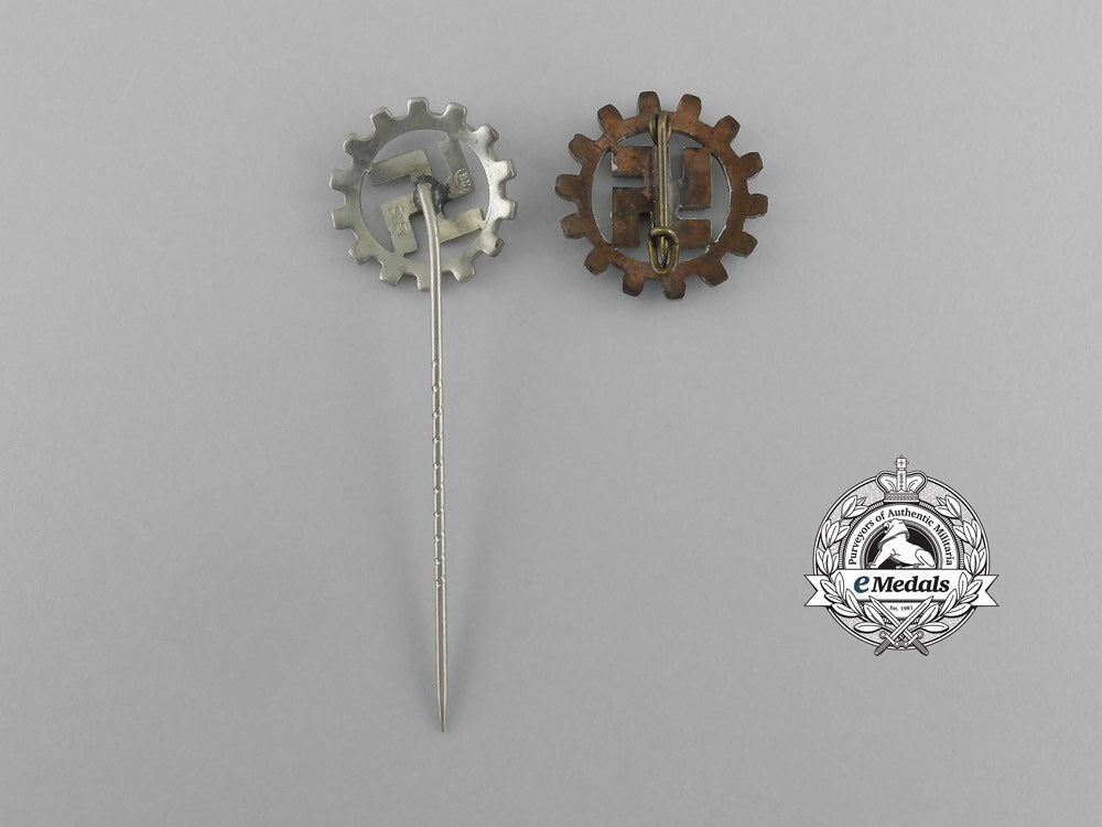 a_grouping_of_two_daf(_german_labour_front)_membership_badges_and_stick_pins_aa_3130