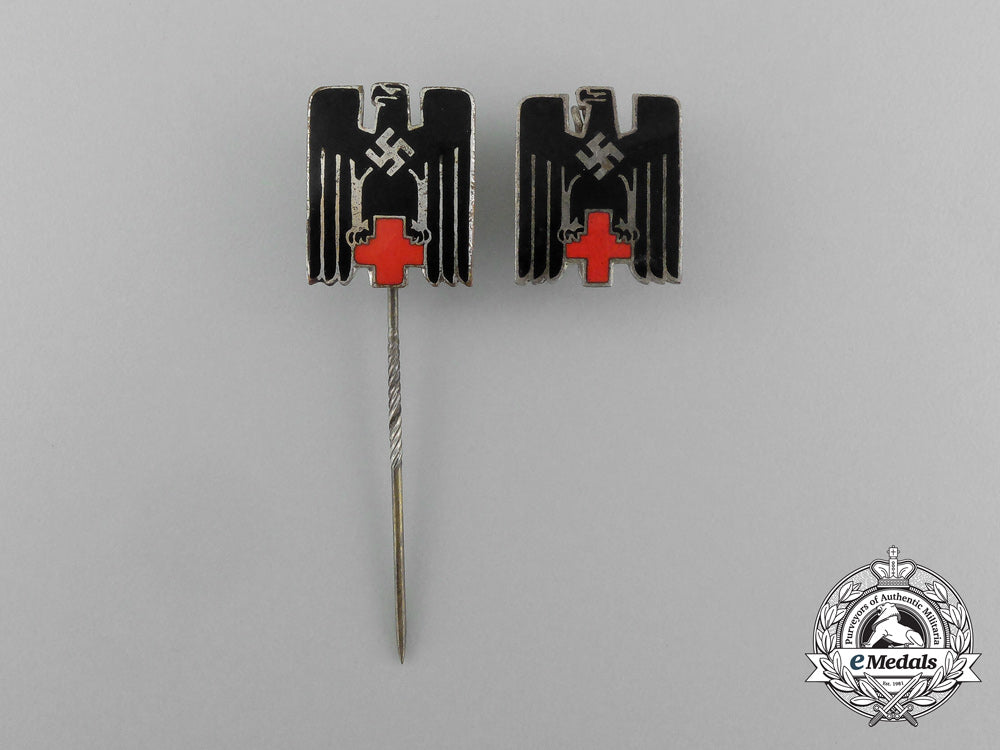 a_grouping_of_two_second_war_german_drk(_german_red_cross)_badges_and_stick_pins_aa_3140