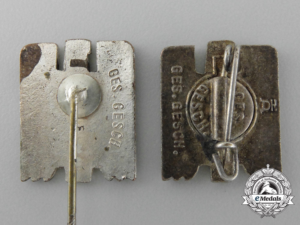 a_grouping_of_two_second_war_german_drk(_german_red_cross)_badges_and_stick_pins_aa_3142