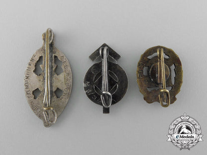 a_grouping_of_three_second_war_german_lapel_badges_aa_3149