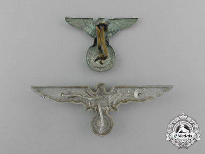 a_grouping_of_two_second_war_german_cap_eagles_aa_3180