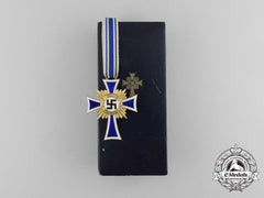 A Gold Grade Mother’s Cross In Its Original Case Of Issue By Ziemer & Söhne