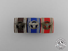 A Second War Nsdap Long Service Ribbon Bar
