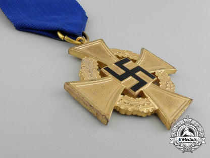 a_cased_german40-_year_faithful_service_cross;_first_class_by_deschler&_sohn_aa_3238