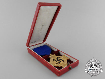 a_cased_german40-_year_faithful_service_cross;_first_class_by_deschler&_sohn_aa_3239