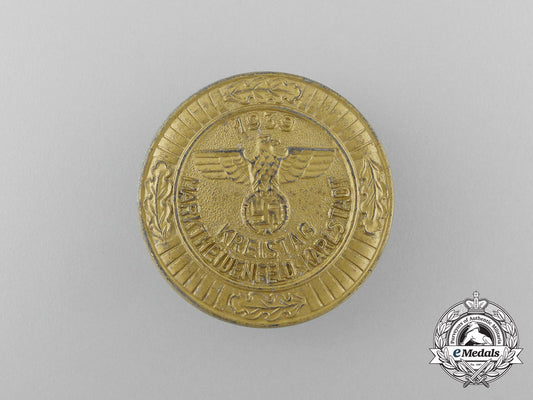 a1939_nsdap_marktheidenfeld/_karlstadt_district_council_day_badge_by_foerster&_barth_aa_3257