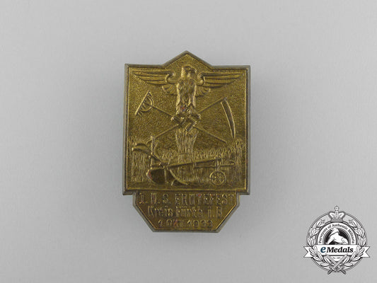 a1933_district_fürth1_st_national_socialist_harvest_festival_badge_aa_3293