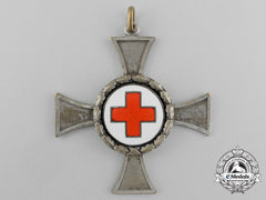 A Drk (German Red Cross) Sister’s Cross; Silver Grade With Wreath