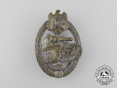 A Second War German Silver Grade Tank Badge; Hollow Version